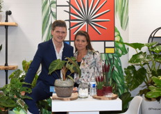 Groen is hip en dat merkte ze ook op de stand van Van der Arend Tropical Center. Sven Kleijweg en Natascha van Zanten hadden dan ook veel aanloop in de stand.